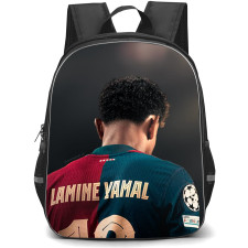 Lamine Yamal Backpack StudentPack - Lamine Yamal 19 Standing Back Poster