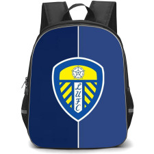 Leeds United Backpack StudentPack - Leeds United Team Logo On Blue Background