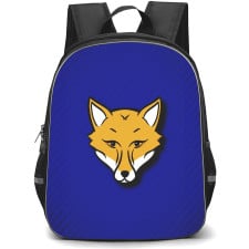 Leicester City FC School Backpack StudentPack - Leicester City FC Logo Icon On Blue Texture Background