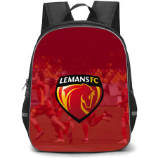 Le Mans FC Backpack School Bag StudentPack - Logo Team Play Background Football Club
