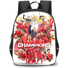 Liverpool FC Backpack StudentPack - Liverpool FC Champions Art Work On White Background