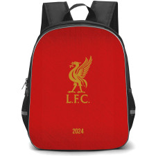 Liverpool F.C. School Backpack StudentPack - Liverpool F.C. Official Logo On Red Background