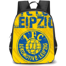 Lokomotive Leipzig Football Club Backpack School Bag StudentPack - Logo In Grunge Poster