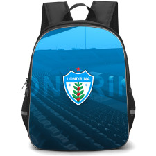Londrina Esporte Clube Backpack School Bag StudentPack - Londrina Esporte Clube Stadium with Logo Fade Background Blue Effect