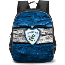 Londrina Esporte Clube Backpack School Bag StudentPack - Londrina Esporte Clube Logo with Wood Effect