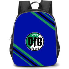 VfB Lubeck Football Club Backpack School Bag StudentPack - Large Logo With Stripe
