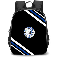 Maldon & Tiptree Football Club Backpack School Bag StudentPack - Maldon & Tiptree Football Club Large Logo With Stripe