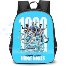 Manchester City F.C. School Backpack StudentPack - Manchester City F.C. 1000 Home Goals in The Premier League Poster
