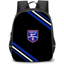Margate Football Club Backpack School Bag StudentPack - Margate Football Club Large Logo With Stripe
