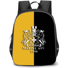 National League North Marine Association Backpack School Bag StudentPack - Large Logo In Black And Yellow Background