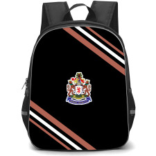 Marske United Football Club Backpack School Bag StudentPack - Marske United Football Club Large Logo With Stripe