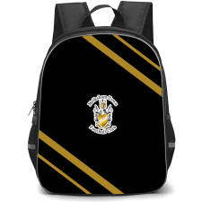 Melksham Town Football Club Backpack School Bag StudentPack - Melksham Town Football Club Large Logo With Stripe