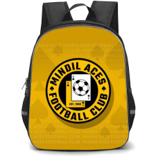 Mindil Aces Football Club Backpack School Bag StudentPack - Logo Ace Symbol Brown Background