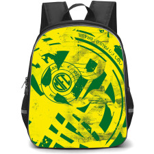Mirassol Futebol Clube Backpack School Bag StudentPack - Mirassol Futebol Clube Logo with Yellow and Green Effect