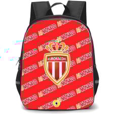 AS Monaco Football Club Backpack StudentPack - Monaco Football Club Medley Monogram Wordmark