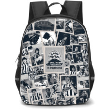 Club de Futbol Monterrey Rayados, A.C. Backpack School Bag StudentPack - Club de Futbol Monterrey Rayados, A.C. with Logo Vintage Collage