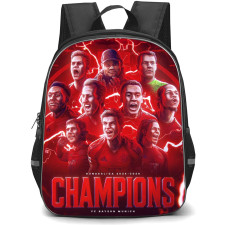 FC Bayern Munich Backpack StudentPack - FC Bayern Munich 11th Bundesliga Title In 12 Seasons Poster