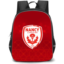 AS Nancy Lorraine Backpack School Bag StudentPack - Large Logo In Red Background Football Club