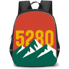 NWSL Denver Summit FC Backpack School Bag StudentPack - Denver Summit FC 5280 Mountain Graphic Design Poster