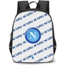 SSC Napoli Football Club Backpack StudentPack - Napoli Football Club Medley Monogram Wordmark