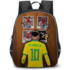 Neymar Jr Backpack School Bag StudentPack - Neymar Jr Jersey Number 10 Brazil National Team 2026 World Cup Dream Poster