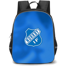 Norrby IF Backpack School Bag StudentPack - Norrby IF Logo On Blue Gradient Background Football Club