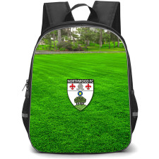 Northwood Football Club Backpack School Bag StudentPack - Northwood Football Club with Logo Grass Background