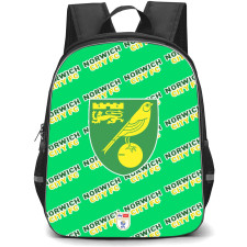 Norwich City FC Backpack StudentPack - Norwich Football Club Medley Monogram Wordmark