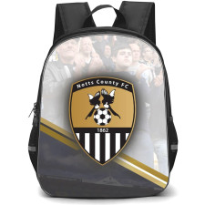 EFL League Two Notts County Backpack School Bag StudentPack - Large Logo Crowd Cheering Background