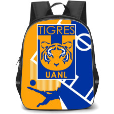 Club Tigres de la Universidad Autonoma de Nuevo Leon Backpack School Bag StudentPack - Club Tigres de la Universidad Autonoma de Nuevo Leon Logo with Yellow Effect
