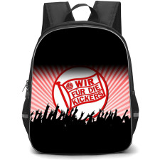 Kickers Offenbach Football Club Backpack School Bag StudentPack - Logo Fans Cheering Silhoutte