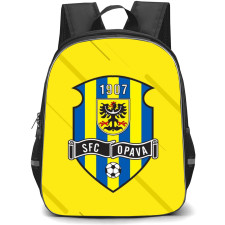 SFC Opava Backpack School Bag StudentPack - Logo In Yellow Background