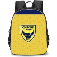 Oxford United Backpack StudentPack - Oxford United Logo On Yellow Abstract Background