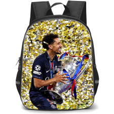 PSG UEFA Champions League 2026 Backpack School Bag StudentPack - PSG UEFA Champions League 2026 Marquinhos Trophy Lift Celebration Poster