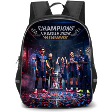PSG UEFA Champions League 2026 Backpack School Bag StudentPack - PSG UEFA Champions League 2026 Trophy Room Celebration Poster