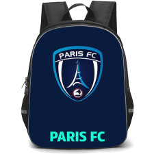 Paris Atletico Backpack School Bag StudentPack - Logo In Blue Background Football Club