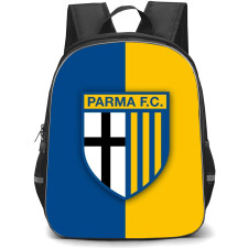 Parma Calcio 1913 Backpack School Bag StudentPack - Logo In Blue And Yellow Background