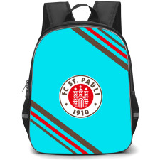 FC St Pauli Football Club Backpack School Bag StudentPack - Large Logo With Stripe