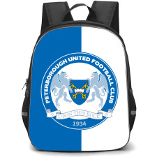 National League North Peterborough Sports Backpack School Bag StudentPack - Large Logo In Blue And White Background