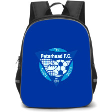 Peterhead Backpack School Bag StudentPack - Logo In Blue Background Football Club