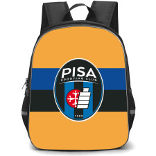Pisa Sporting Club Backpack School Bag StudentPack - Logo In Blue Black And Yellow Background