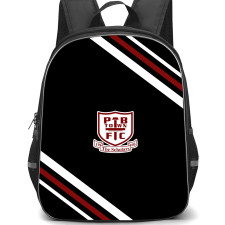 Potters Bar Town Football Club Backpack School Bag StudentPack - Potters Bar Town Football Club Large Logo With Stripe