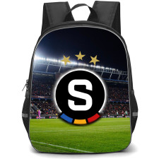 AC Sparta Prague Backpack School Bag StudentPack - Logo In Field Background