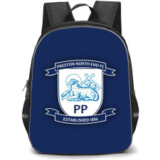 Preston North End F.C. Backpack StudentPack - Preston North End F.C. Logo On Blue Background