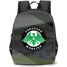 SC Preußen Münster Backpack School Bag StudentPack - Logo Stadium Blur Background Football Club