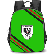 BFC Preussen Football Club Backpack School Bag StudentPack - Large Logo With Stripe
