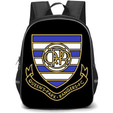 Queens Park Rangers F.C. Backpack StudentPack - Queens Park Rangers F.C. Logo On Black Background