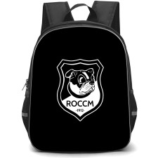R Olympic Club De Charleroi Backpack School Bag StudentPack - Dog Badge Large Logo Football Club