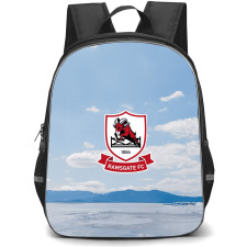 Ramsgate Football Club Backpack School Bag StudentPack - Ramsgate Football Club Logo with Sky Background