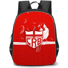 Clube de Regatas Brasil Backpack School Bag StudentPack - Clube de Regatas Brasil Logo with Red Text Background